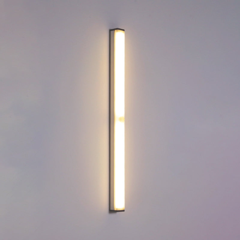 Moderne Einfachheit Lange Zylinder Aluminium Acryl LED Wand Leuchte Lampe Für Wohnzimmer 
