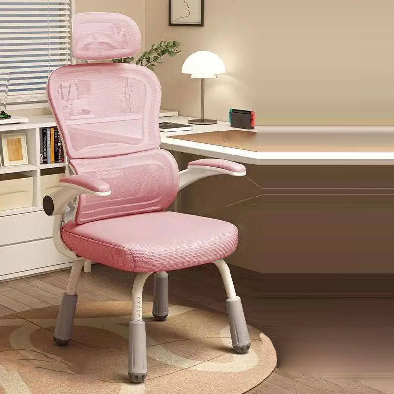 Zeitgenössischer skandinavischer Mesh-PP-Stahl-Schwamm-Quadrat-Schreibtischstuhl Rückenlehne Armlehne Drehbar Verstellbar für das Home Office 