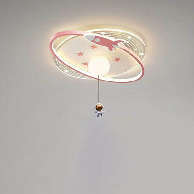 Modern Creative Simple Acrylic Cartoon Starry Sky LED Flush Mount Ceiling Light