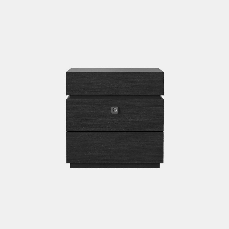Contemporary Luxury Rectangular Plywood Eucalyptus Wood Nightstand 3-Drawer For Bedroom