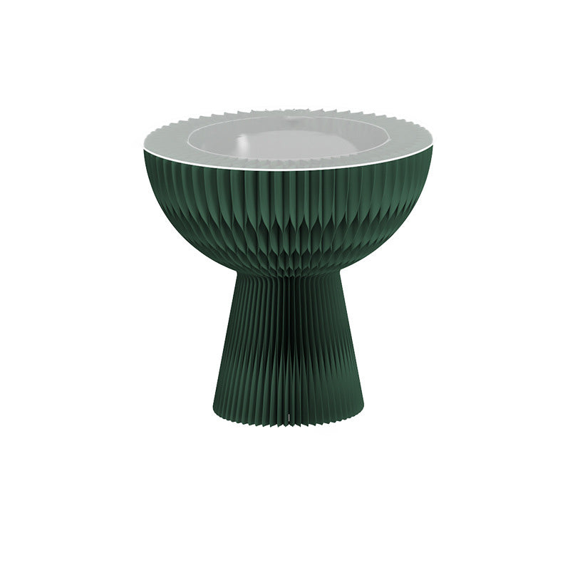 Zeitgenössischer Kreativer Blumenstrauß Form Kraftpapier Acryl Faltbarer Couchtisch Für Wohnzimmer 