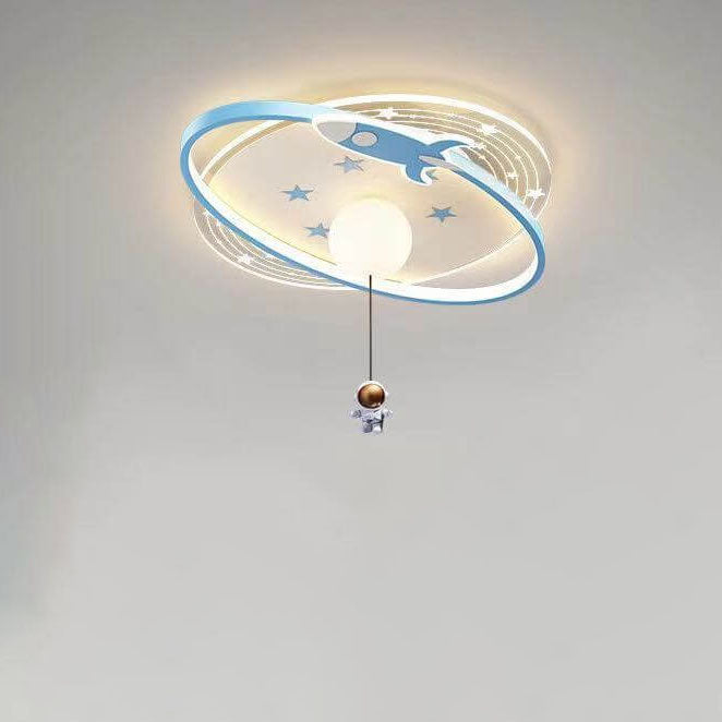 Modern Creative Simple Acrylic Cartoon Starry Sky LED Flush Mount Ceiling Light