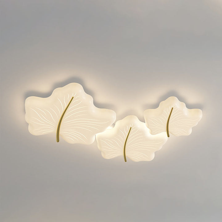 Moderne unbedeutende multi Blatt Eisen Acryl LED Unterputz Deckenleuchte für Schlafzimmer 