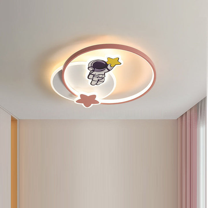 Zeitgenössische kreative Acryl Flugzeug Eisen LED Unterputz Deckenleuchte für Schlafzimmer 