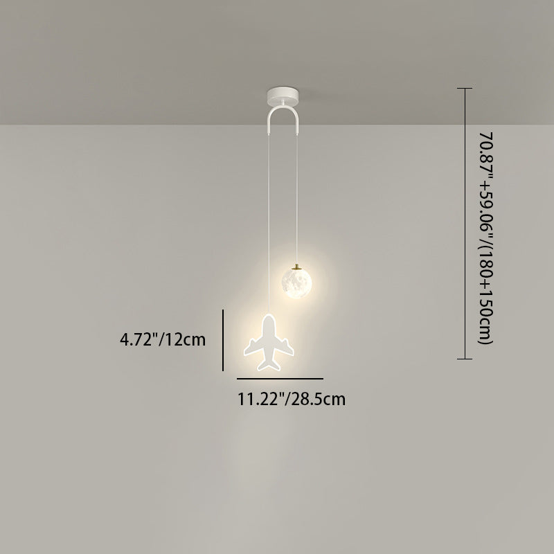 Lustre Contemporain Créatif en Acrylique en Forme d&