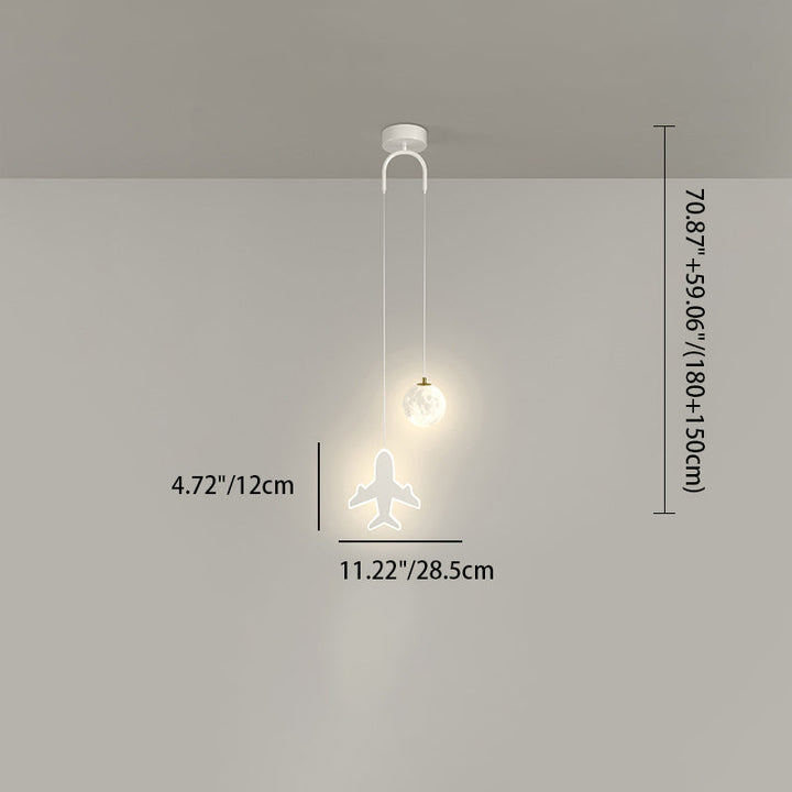 Lustre Contemporain Créatif en Acrylique en Forme d&