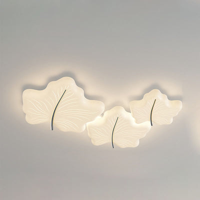 Moderne unbedeutende multi Blatt Eisen Acryl LED Unterputz Deckenleuchte für Schlafzimmer 