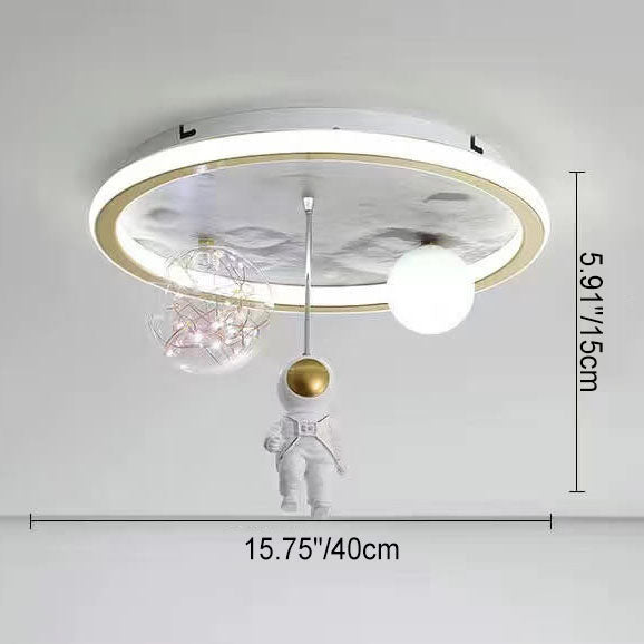 Modern Creative Simple Acrylic Cartoon Starry Sky LED Flush Mount Ceiling Light