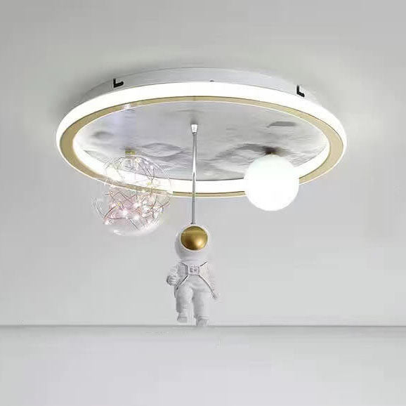 Modern Creative Simple Acrylic Cartoon Starry Sky LED Flush Mount Ceiling Light