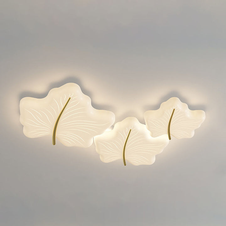 Moderne unbedeutende multi Blatt Eisen Acryl LED Unterputz Deckenleuchte für Schlafzimmer 