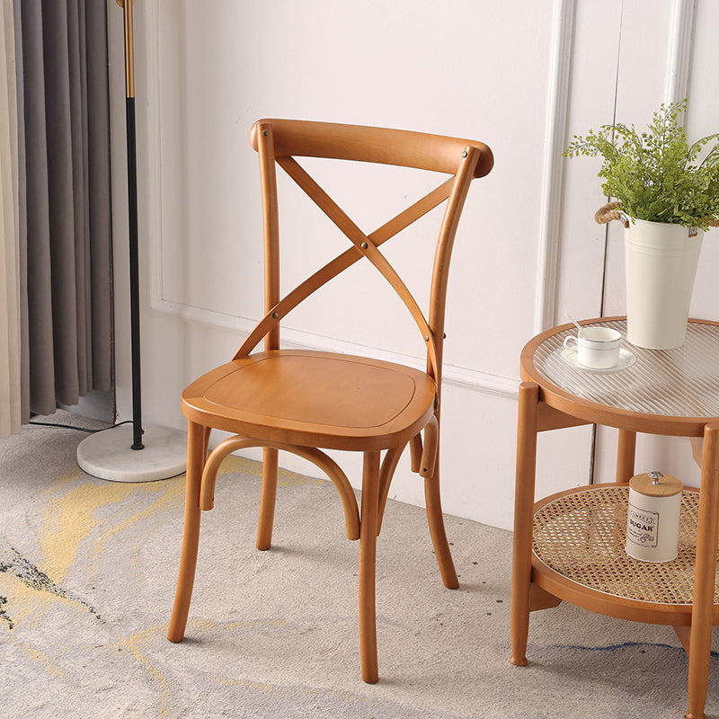Dossier de chaise de salle à manger en rotin tissé rustique traditionnel en bois éponge rond rectangulaire 