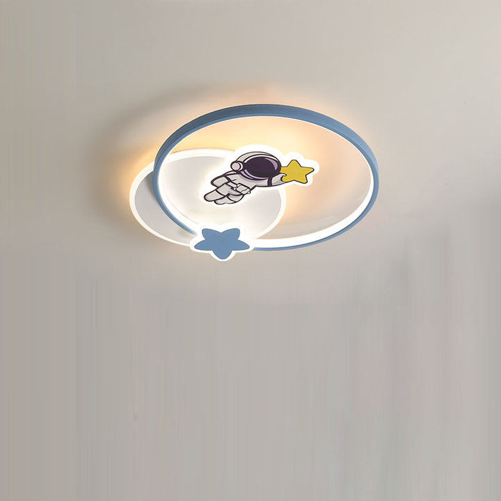 Zeitgenössische kreative Acryl Flugzeug Eisen LED Unterputz Deckenleuchte für Schlafzimmer 
