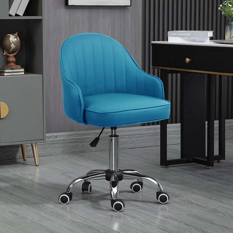 Simplicité Moderne Similicuir Éponge Acier Inoxydable SGS Chaise de Bureau Dossier Mobile Pour Maison Bureau 
