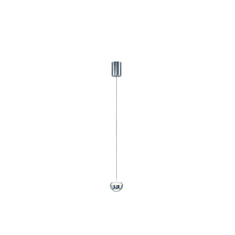 Moderne Einfachheit Eisen Aluminium Halbkreis LED Pendelleuchte für Wohnzimmer 