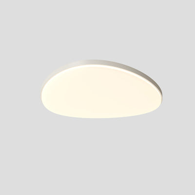 Plafonnier LED moderne minimaliste en fer acrylique rond triangle pour salon 