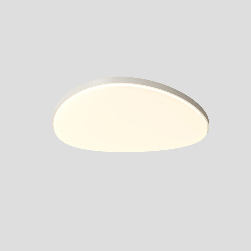 Plafonnier LED moderne minimaliste en fer acrylique rond triangle pour salon 