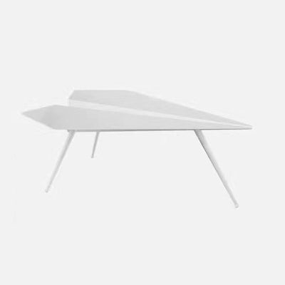 Moderne Art-Deco-Flugzeug-Dreieck-Eisen-Couchtisch für das Wohnzimmer 