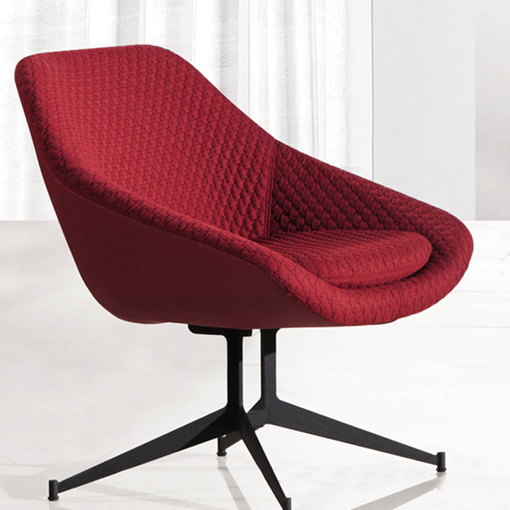 Moderno Minimalista Hierro Tela Esponja Silla de Arco Cuadrado Silla de Salón Respaldo para Sala de Estar 