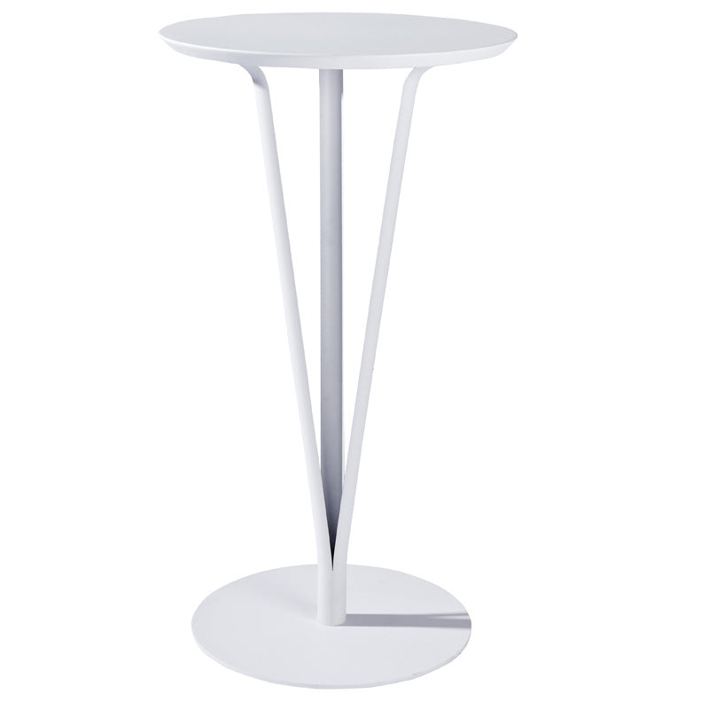 Moderner minimalistischer runder Eisenstahlplatten-Bartisch für das Esszimmer 