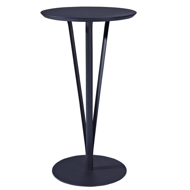 Moderner minimalistischer runder Eisenstahlplatten-Bartisch für das Esszimmer 