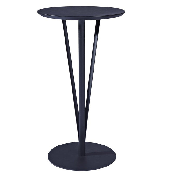 Moderner minimalistischer runder Eisenstahlplatten-Bartisch für das Esszimmer 