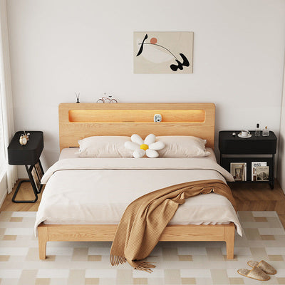 Table de nuit moderne minimaliste rectangulaire en acier inoxydable et acier au carbone avec 1 tiroir pivotant pour le chevet 