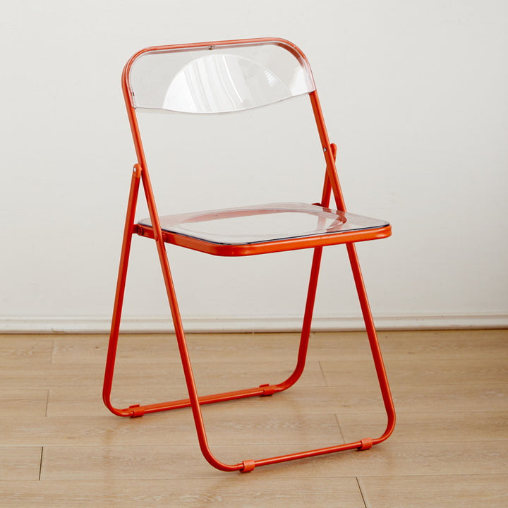 Moderna Minimalista Rectangular PVC Hierro Silla de Comedor Respaldo Sin Brazos Para Comedor 