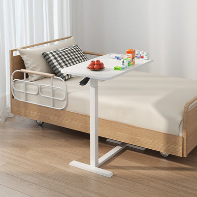 Modern Minimalist Rectangular Particle Board Carbon Steel Side Table 1-Tier For Living Room