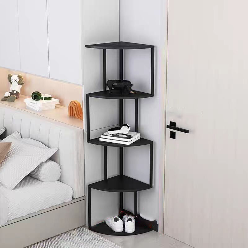 Contemporary Minimalist Square Iron Creative Bookshelf 3/4/5-Tier For Living Room