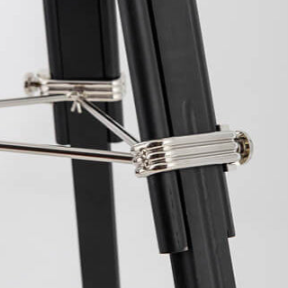 Lampadaire sur trépied en fer de style industriel contemporain à 1 lumière pour salon et chambre 