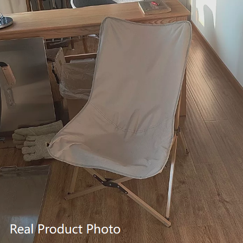 Dossier de chaise de camping pliable en tissu Oxford industriel contemporain pour patio extérieur 