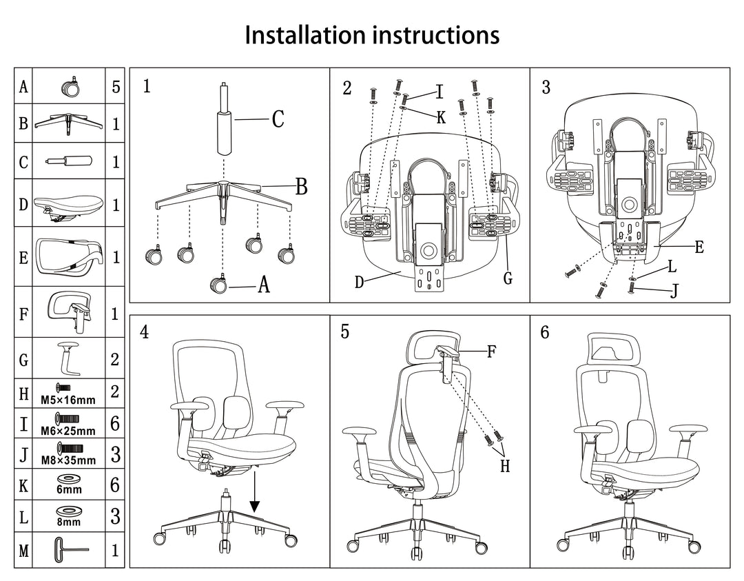 Modern Minimalist Ergonomic High-Back Office Chair - Adjustable Headrest &amp; Lumbar Support Breathable Mesh Desk Chair For Home Office