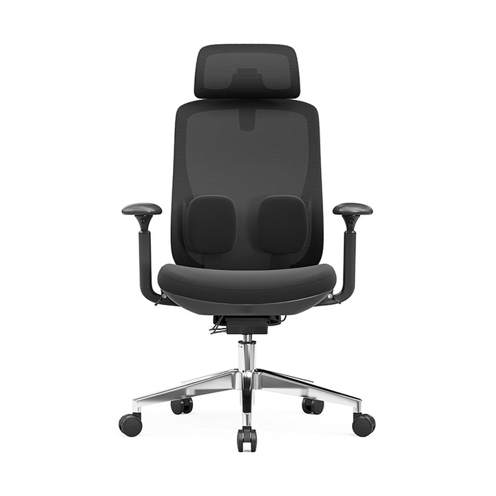 Modern Minimalist Ergonomic High-Back Office Chair - Adjustable Headrest &amp; Lumbar Support Breathable Mesh Desk Chair For Home Office