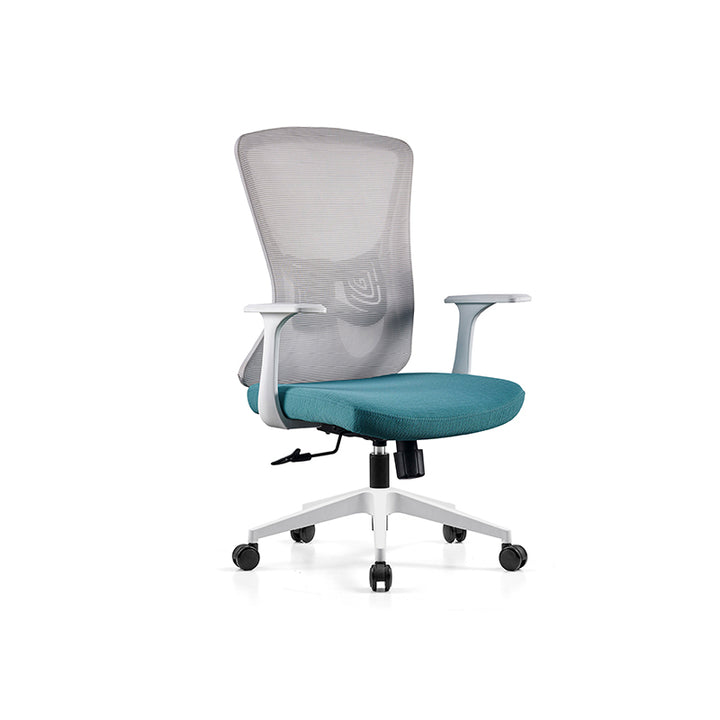 Modern Minimalist Mid-Back Mesh Office Chair - Ergonomic Lumbar Support Breathable Backrest Desk Chair For Home Office