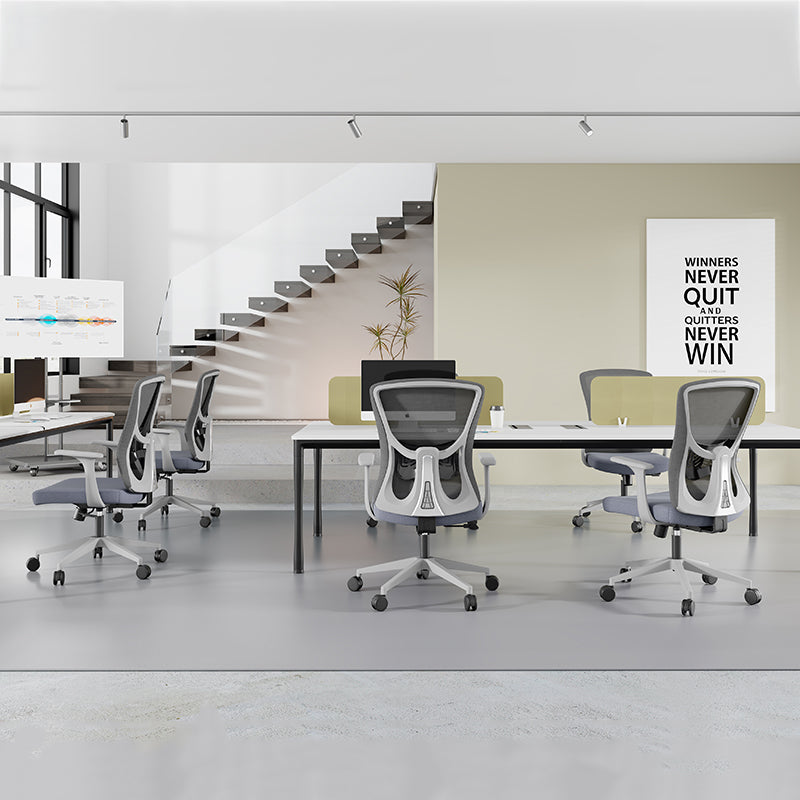 Minimalist Reinforced Mesh Desk Chair - Durable PP Base &amp; Breathable Backrest Cost-Effective Seating Office Chair For Home Office