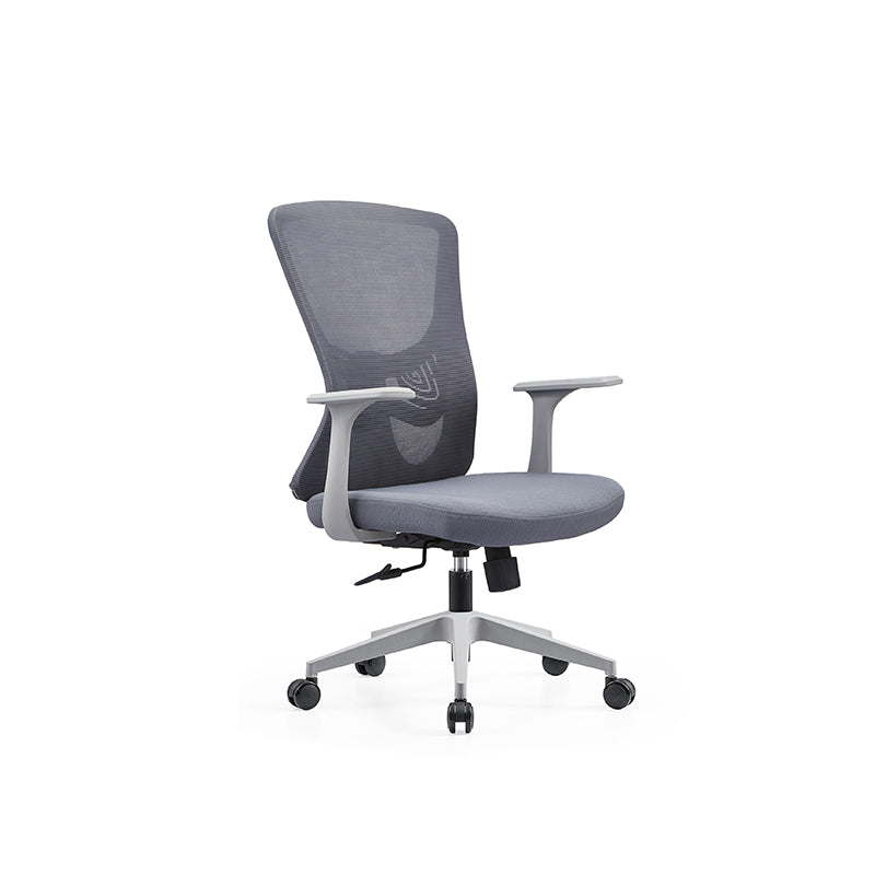 Minimalist Reinforced Mesh Desk Chair - Durable PP Base &amp; Breathable Backrest Cost-Effective Seating Office Chair For Home Office