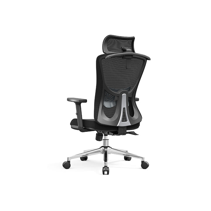 Modern Minimalist High-Back Mesh Executive Chair - High-Load Electroplated Base &amp; Silent Casters Ergonomic Office Chair For Home Office