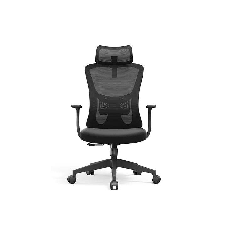 Versatile Minimalist Design High-Back Mesh Staff Chair - Soft Contoured Lumbar Support Office Chair For Home Office