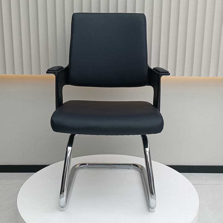 Modern High Back Executive PU Leather Conference Desk Chair - 180° Swivel Return Base Office Chair For Home Office
