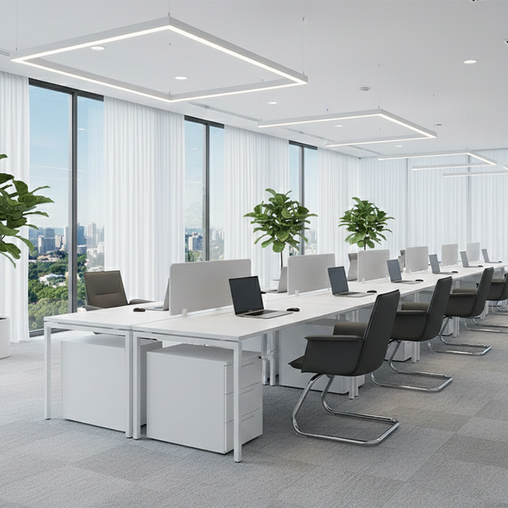 Modern Corporate Reception Desk Chair With Molded Wood Core - Luxury Executive Office Chair With Chrome Arch Frame For Home Office