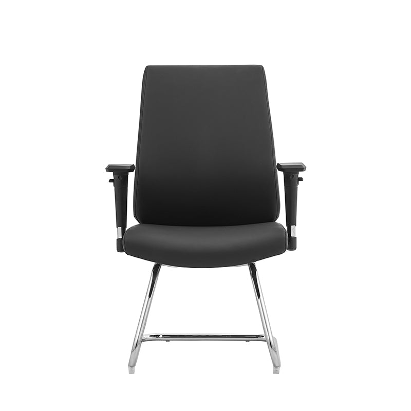 Modern Corporate Executive Desk Chair With 3D Multi-Directional Armrests &amp; PU Leather - High-End Office Reception Chair For Home Office