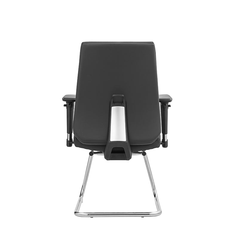 Modern Corporate Executive Desk Chair With 3D Multi-Directional Armrests &amp; PU Leather - High-End Office Reception Chair For Home Office