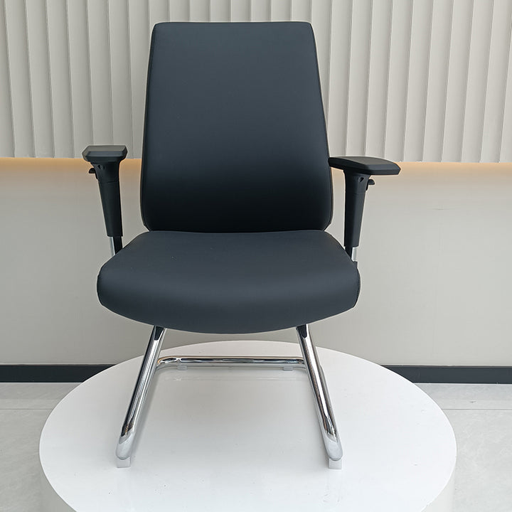 Modern Corporate Executive Desk Chair With 3D Multi-Directional Armrests &amp; PU Leather - High-End Office Reception Chair For Home Office