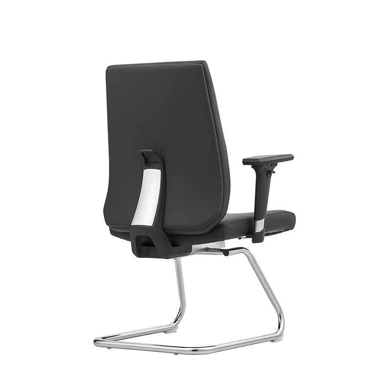 Modern Corporate Executive Desk Chair With 3D Multi-Directional Armrests &amp; PU Leather - High-End Office Reception Chair For Home Office