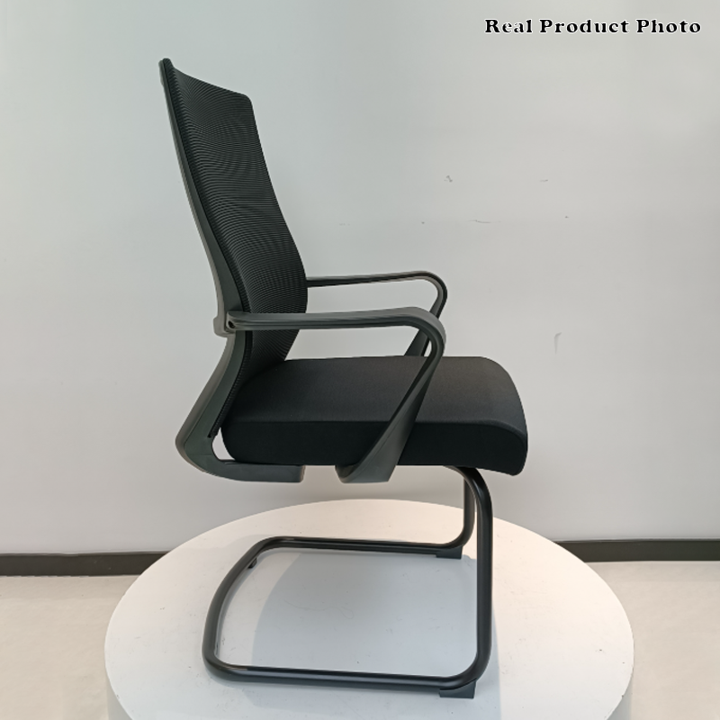 Modern Minimalist Executive Ergonomic Breathable Mesh Office Chair - Durable Matte Black Frame Desk Chair For Home Office