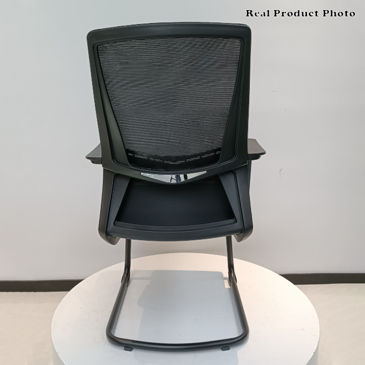 Modern Minimalist Executive Ergonomic Breathable Mesh Office Chair - Durable Matte Black Frame Desk Chair For Home Office