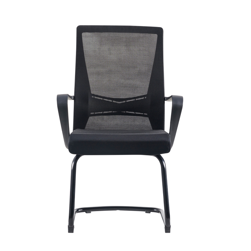 Modern Minimalist Executive Ergonomic Breathable Mesh Office Chair - Durable Matte Black Frame Desk Chair For Home Office