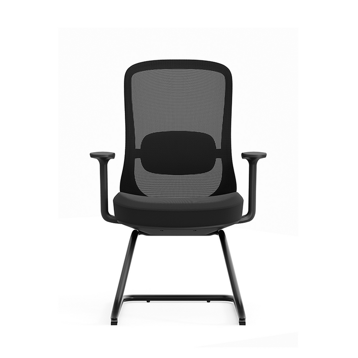 Modern Luxury Executive Desk Chair With Adjustable Lumbar Support - Breathable Mesh &amp; Durable Black Frame Office Chair For Home Office