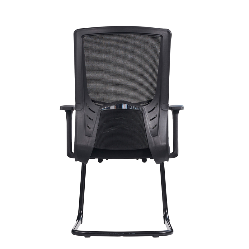 Modern Black Breathable Mesh Conference Desk Chair - Black Frame &amp; Breathable Seat Office Chair For Home Office