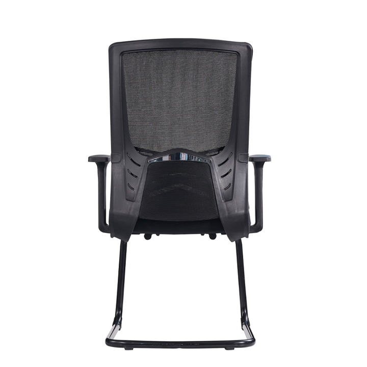 Modern Black Breathable Mesh Conference Desk Chair - Black Frame &amp; Breathable Seat Office Chair For Home Office